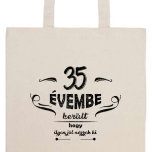 35 évembe születésnap- Prémium hosszú fülű táska