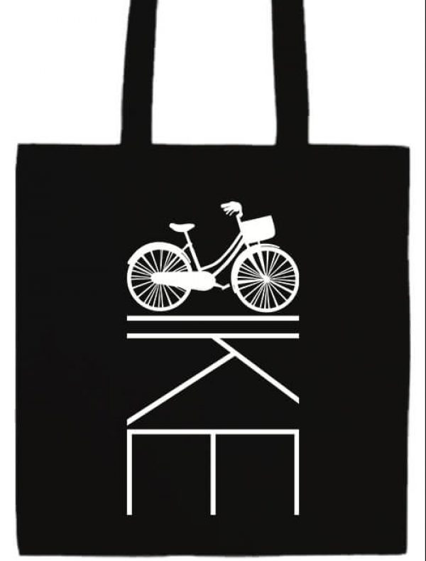 Hosszú fülű táska mánia Kerékpár bringa fekete
