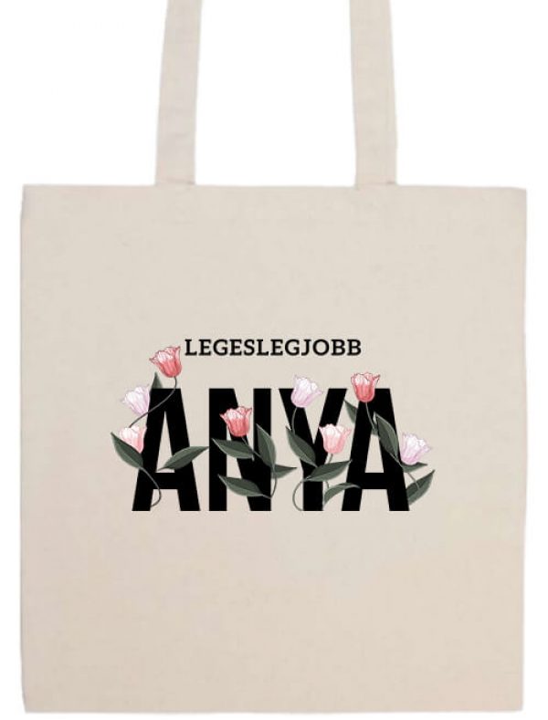 Hosszú fülű táska mánia Legeslegjobb anya fehér