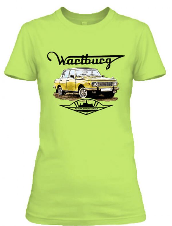 Női póló Wartburg almazöld