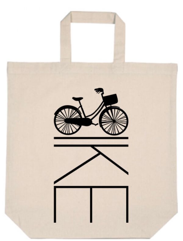 Rövid fülű táska Kerékpár bringa natúr