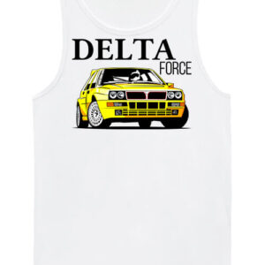 Lancia Delta Force – Férfi ujjatlan póló – L, Fehér