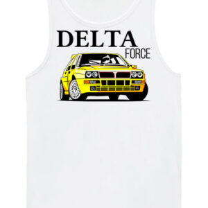 Lancia Delta Force – Férfi ujjatlan póló – L, Fehér