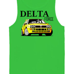 Lancia Delta Force – Férfi ujjatlan póló – M, Lime