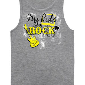 My kids rock – Férfi ujjatlan póló