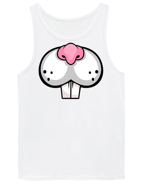 Férfi ujjatlan póló Nyuszi fehér Férfi ujjatlan póló Nyuszi fehér