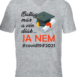 Nem ballagás 2021 – Férfi V nyakú póló