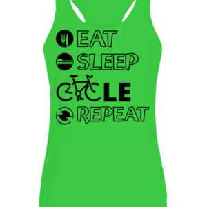 Eat sleep cycle repeat – Női ujjatlan póló