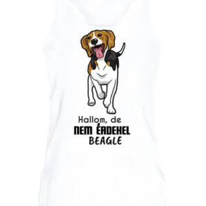 Hallom de nem érdekel beagle – Női ujjatlan póló