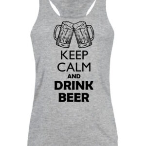Keep calm beer sör – Női ujjatlan póló