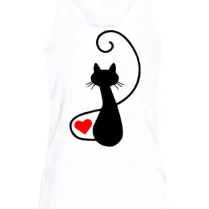 Macska szerelem – Női ujjatlan póló