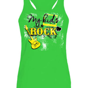 My kids rock – Női ujjatlan póló