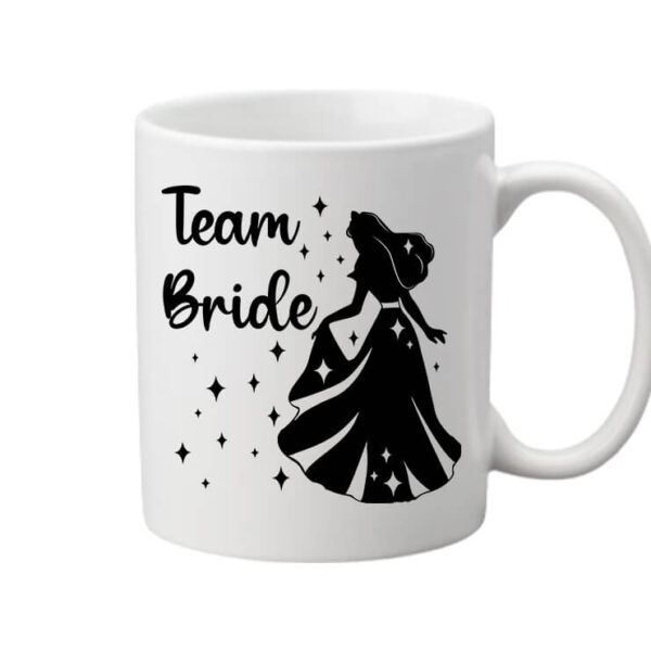 Bögre Team Bride Királykisasszony lánybúcsú fehér
