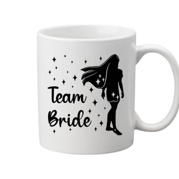Bögre Team Bride Pocahontas lánybúcsú fehér