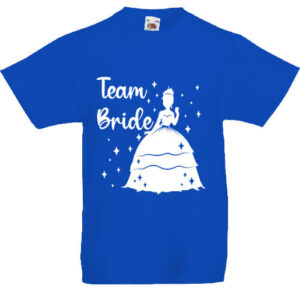 Team Bride Princess lánybúcsú- Gyerek póló