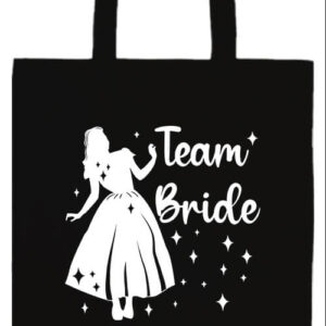 Team Bride Hercegnő lánybúcsú- Prémium hosszú fülű táska