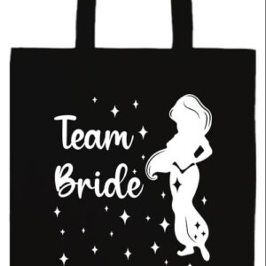 Team Bride Jázmin lánybúcsú- Prémium hosszú fülű táska