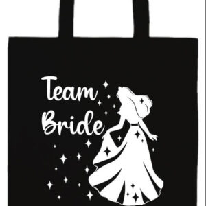 Team Bride Királykisasszony lánybúcsú- Basic hosszú fülű táska