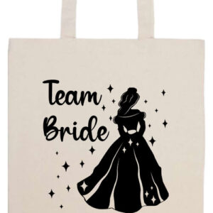 Team Bride Királynő lánybúcsú- Prémium hosszú fülű táska