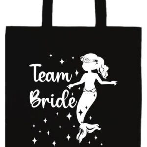 Team Bride Sellő lánybúcsú- Prémium hosszú fülű táska