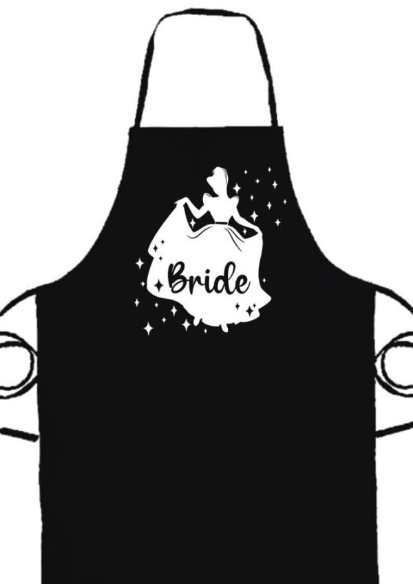 Bride Hercegnő lánybúcsú- Prémium kötény