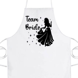 Team Bride Úrnő lánybúcsú- Prémium kötény