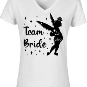 Team Bride Csingiling lánybúcsú – Női V nyakú póló
