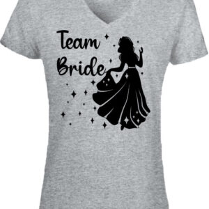 Team Bride Úrnő lánybúcsú – Női V nyakú póló
