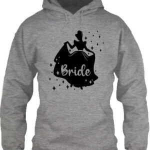 Bride Hercegnő lánybúcsú – Unisex kapucnis pulóver
