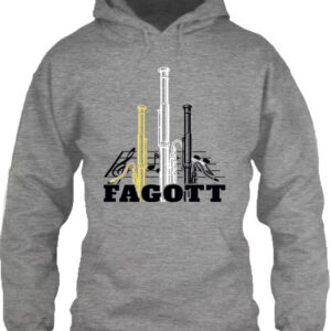 Fagott – Unisex kapucnis pulóver