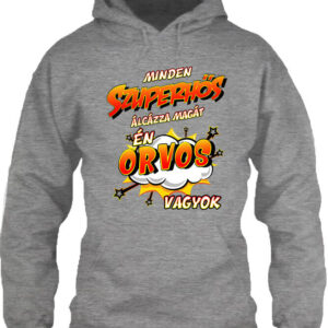 Szuperhős orvos – Unisex kapucnis pulóver