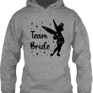 Team Bride Csingiling lánybúcsú – Unisex kapucnis pulóver