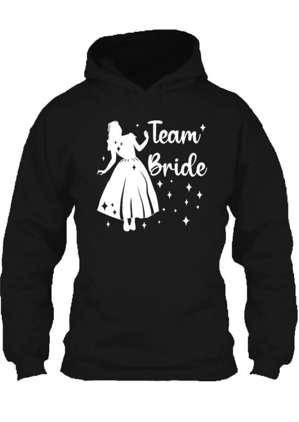 Team Bride Hercegnő lánybúcsú - Unisex kapucnis pulóver
