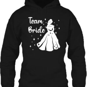 Team Bride Királynő lánybúcsú – Unisex kapucnis pulóver