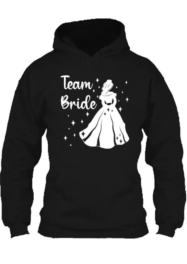Team Bride Királynő lánybúcsú - Unisex kapucnis pulóver
