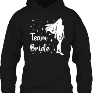 Team Bride Pocahontas lánybúcsú – Unisex kapucnis pulóver