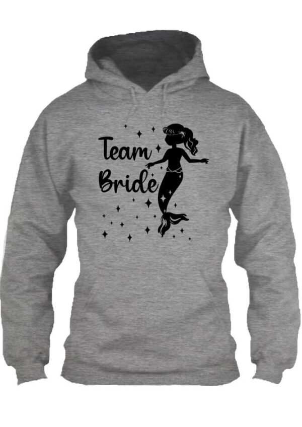 Team Bride Sellő lánybúcsú - Unisex kapucnis pulóver