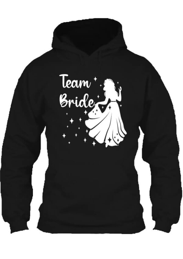 Team Bride Úrnő lánybúcsú - Unisex kapucnis pulóver