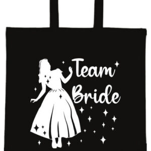 Team Bride Hercegnő lánybúcsú- Basic rövid fülű táska