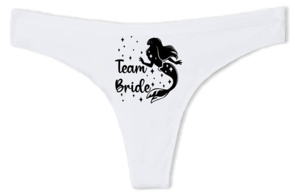 Tanga Team Bride Szirén lánybúcsú fehér