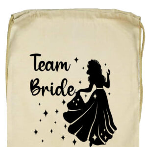Team Bride Úrnő lánybúcsú- Basic tornazsák