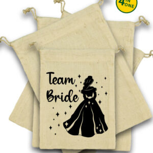 Team Bride Királynő lánybúcsú – Vászonzacskó szett