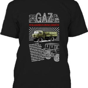 GAZ 66 – Férfi póló – 3XL, Fekete