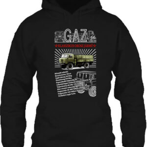 GAZ 66 – Unisex kapucnis pulóver