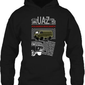 UAZ 452 katonai – Unisex kapucnis pulóver