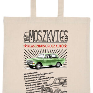 Moszkvics 412 – hosszú vagy rövid fülű vászontáska