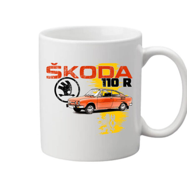 Bögre Skoda 110 R fehér