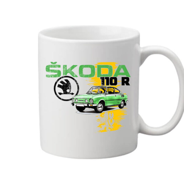 Bögre Skoda 110 R zöld fehér