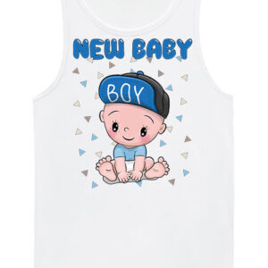 New baby boy – Férfi ujjatlan póló