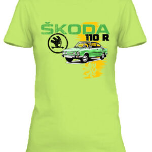 Skoda 110 R zöld – Női póló